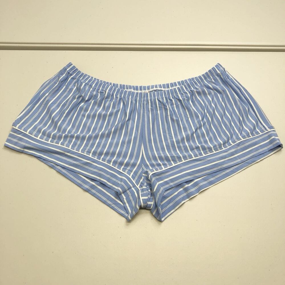 NWT Eberjey Gisele Shortie Short Pajama Set Modal Blend Size XL Vista Blue - Picture 7 of 10